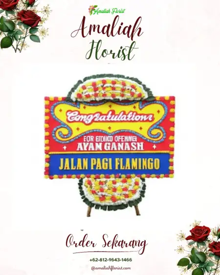 Sewa Papan Bunga Rajeg Mulya